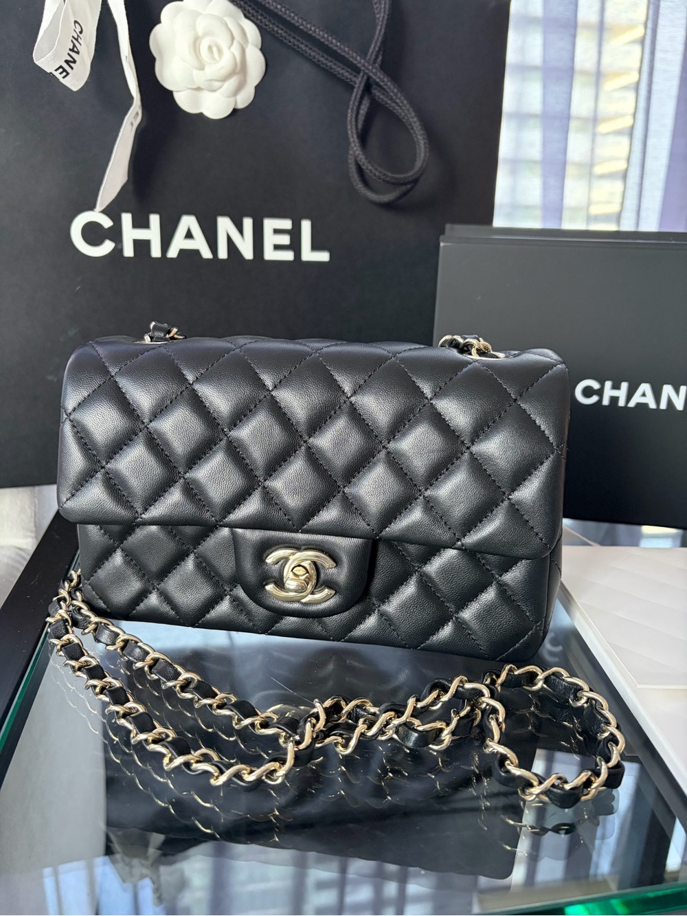 Chanel classic mini flap bag